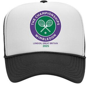The Championships Of Wimbledon 2025 Foam Trucker Hat